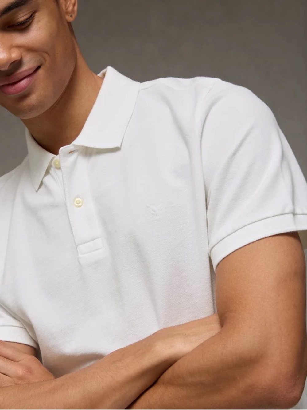 Men’s AE Standard Fit Lived-In Pique Polo
Shirt Sz: XS